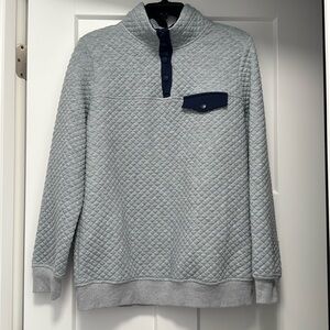 Women’s half button quilted pullover